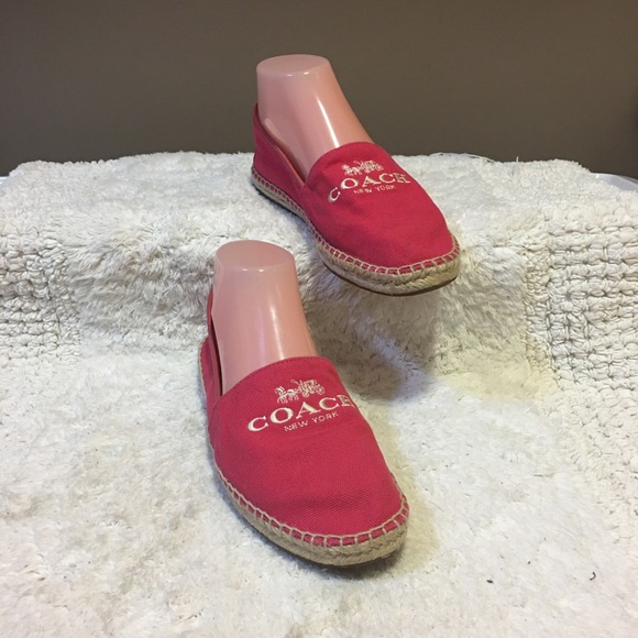 Coach RHODA espadrille slip ons size 7 1/2 - Picture 2 of 8